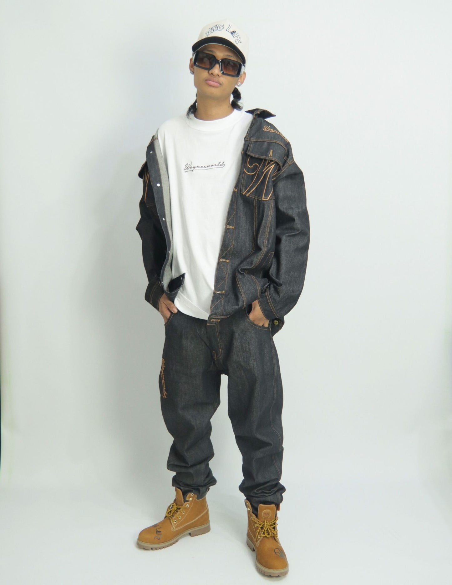 Denim Suit Pants