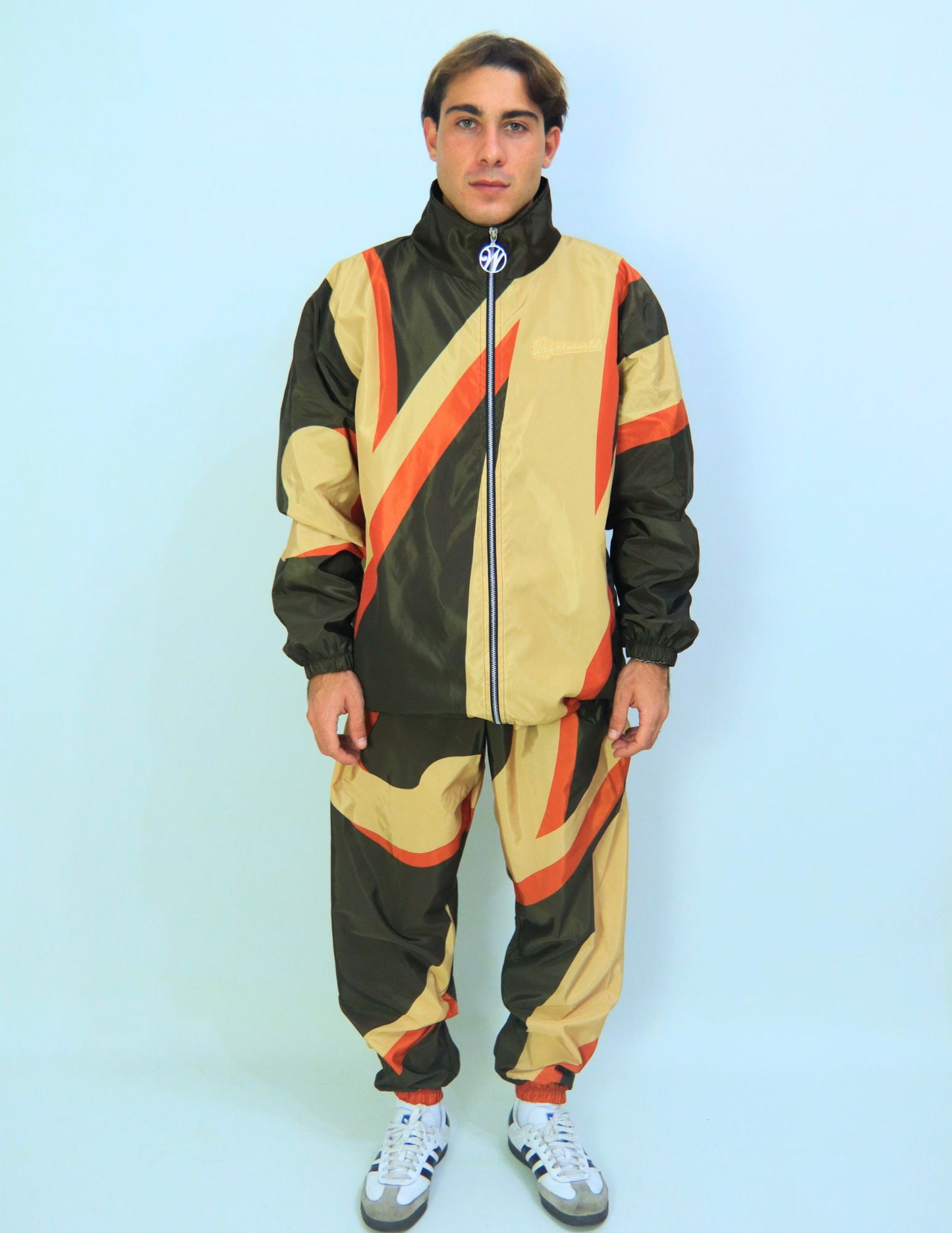 Nylon Tracksuit Brown