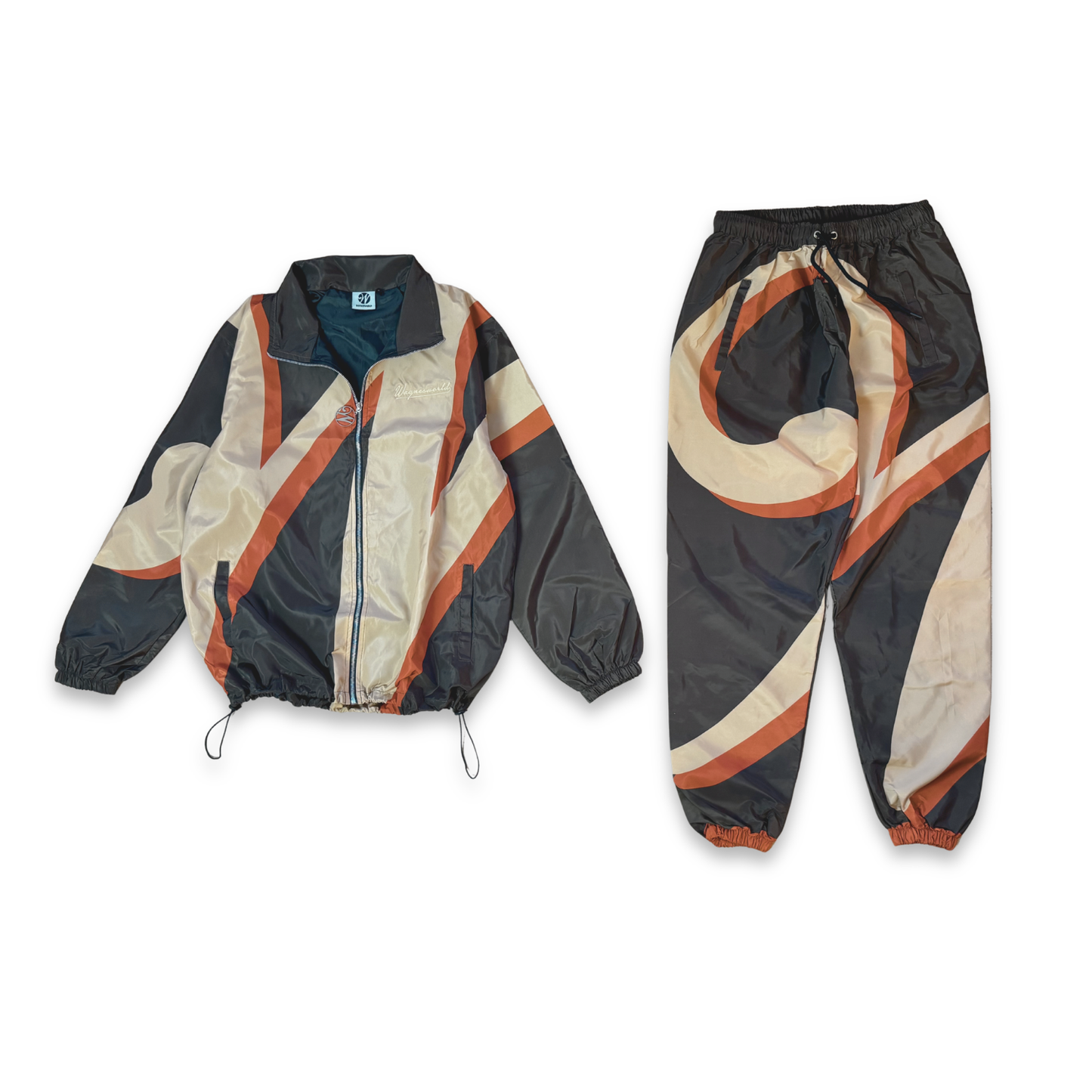 Nylon Tracksuit Brown