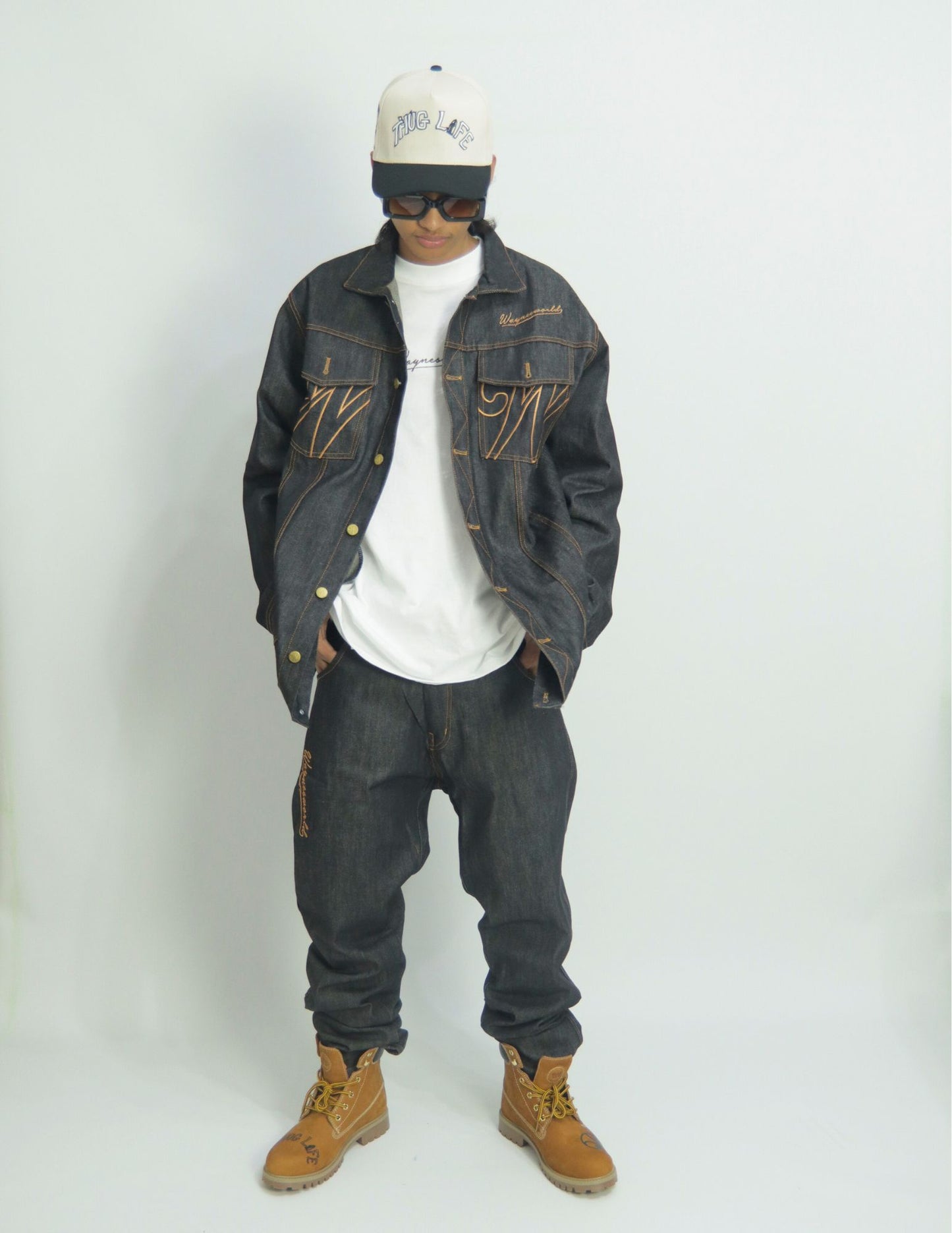 Denim Suit Pants