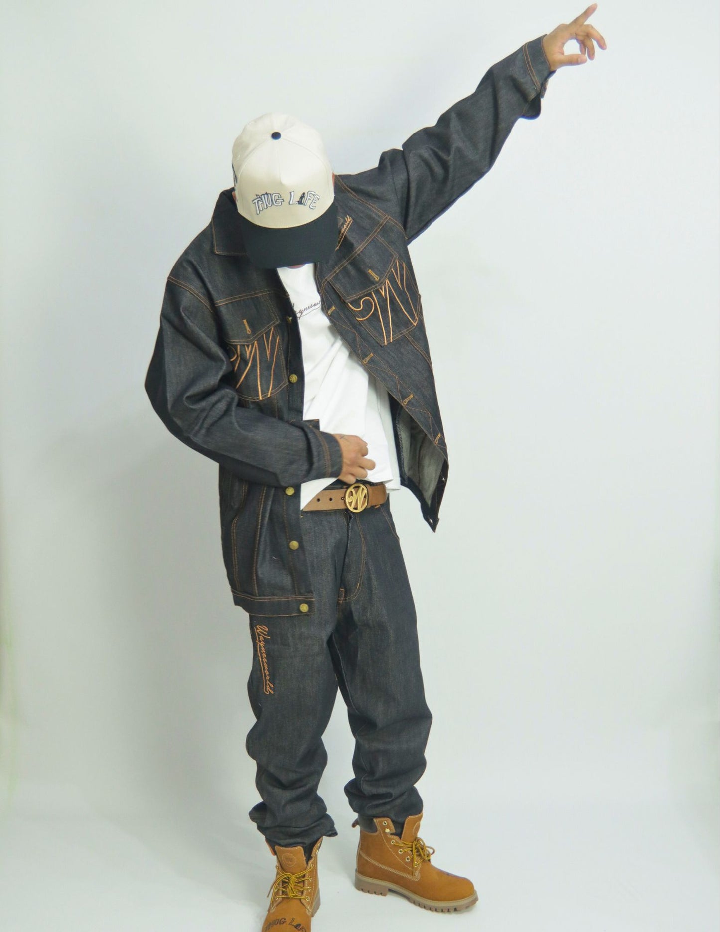 Denim Suit Pants