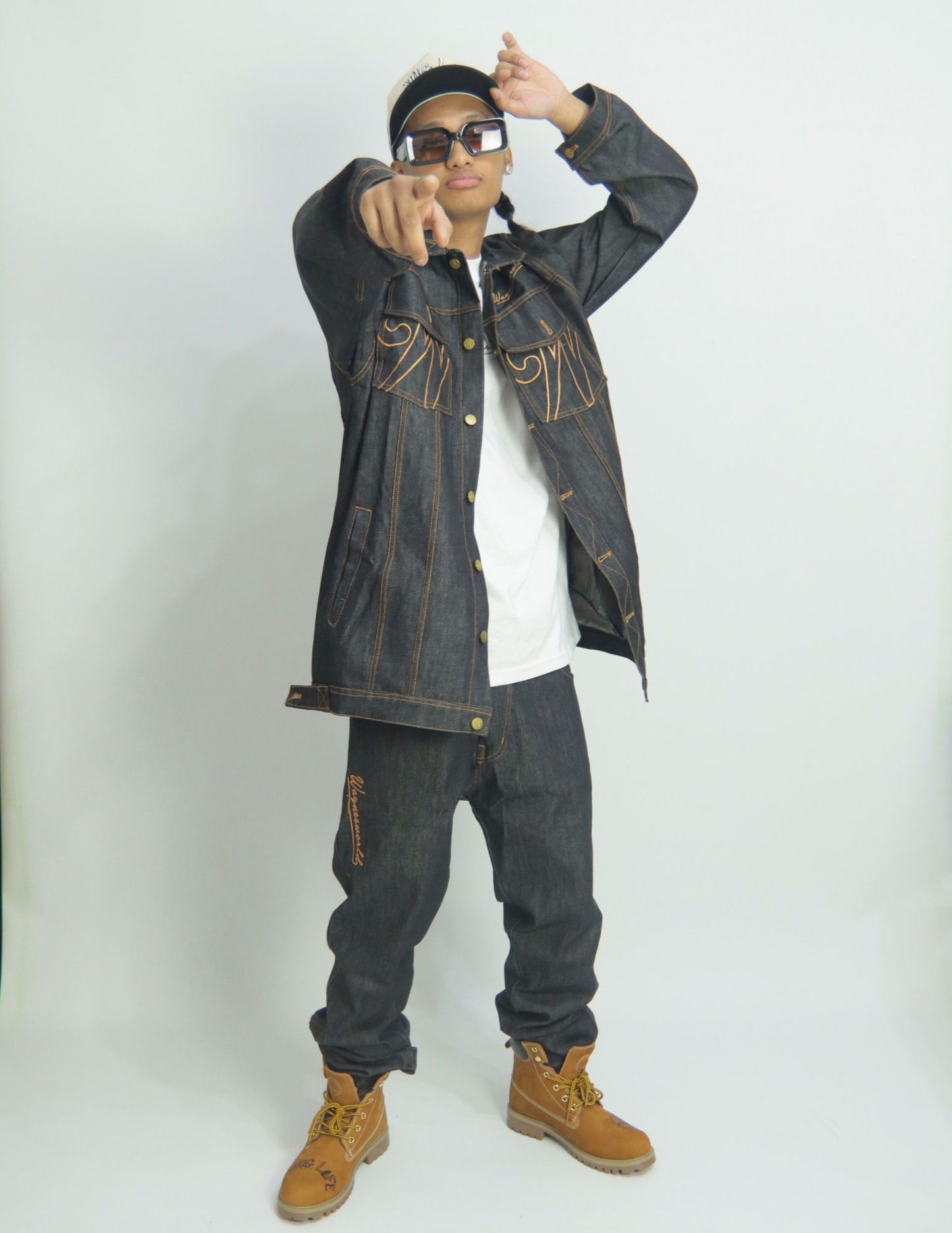 Denim Suit Pants