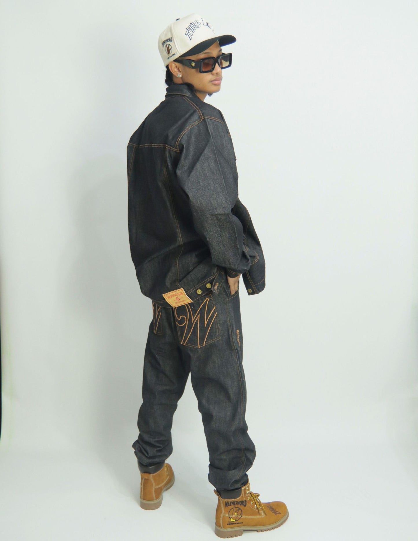 Denim Suit Pants
