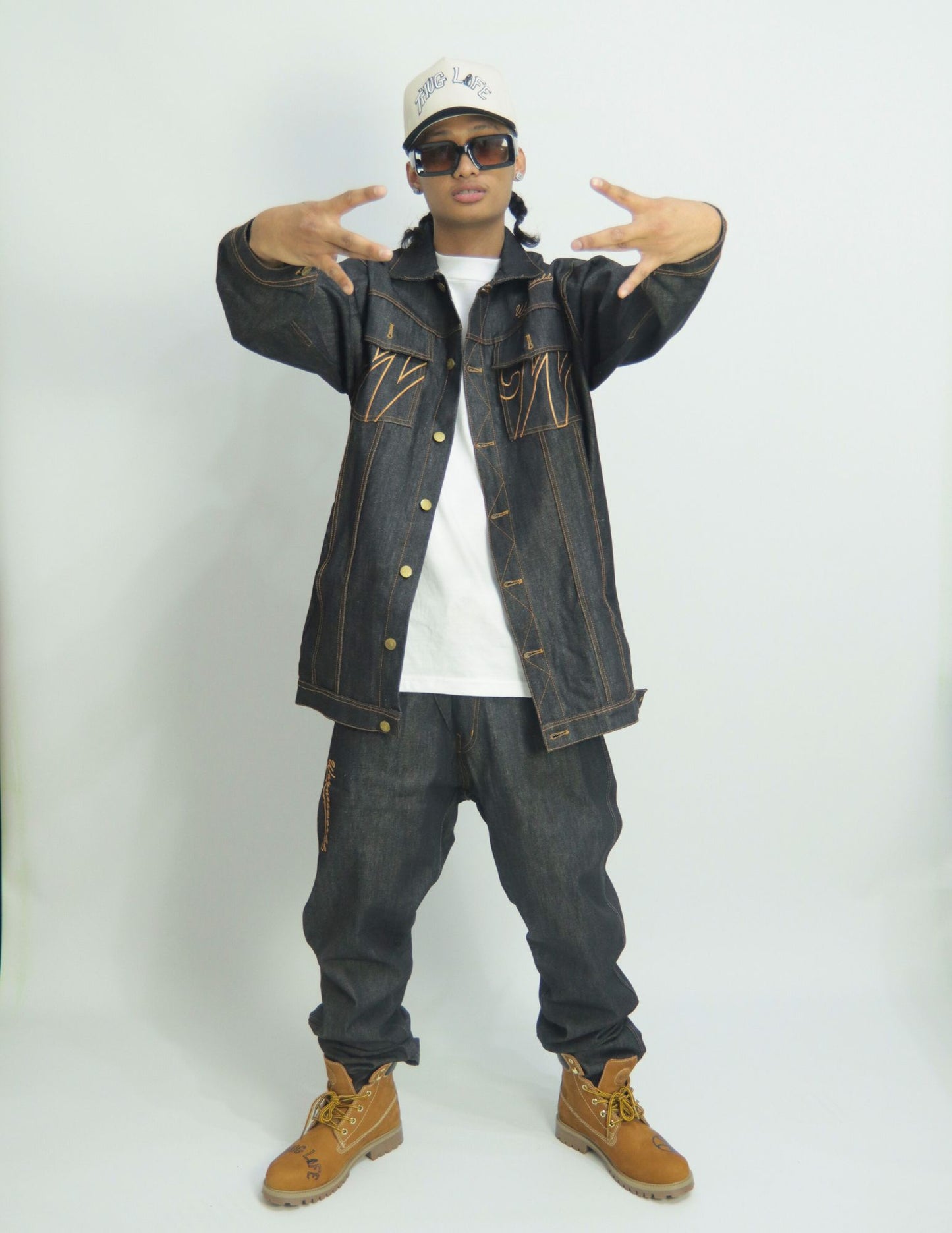 Denim Suit Pants