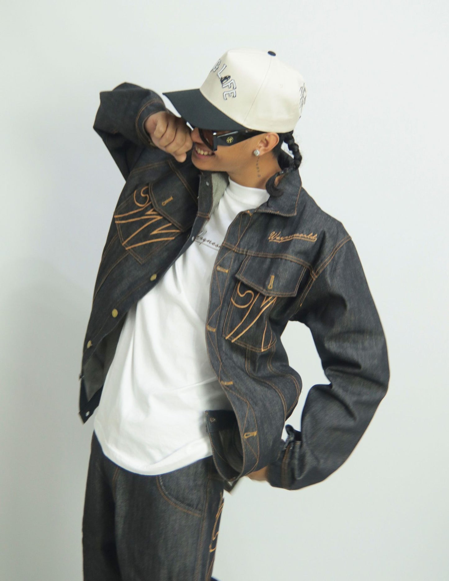 Denim Suit Jacket