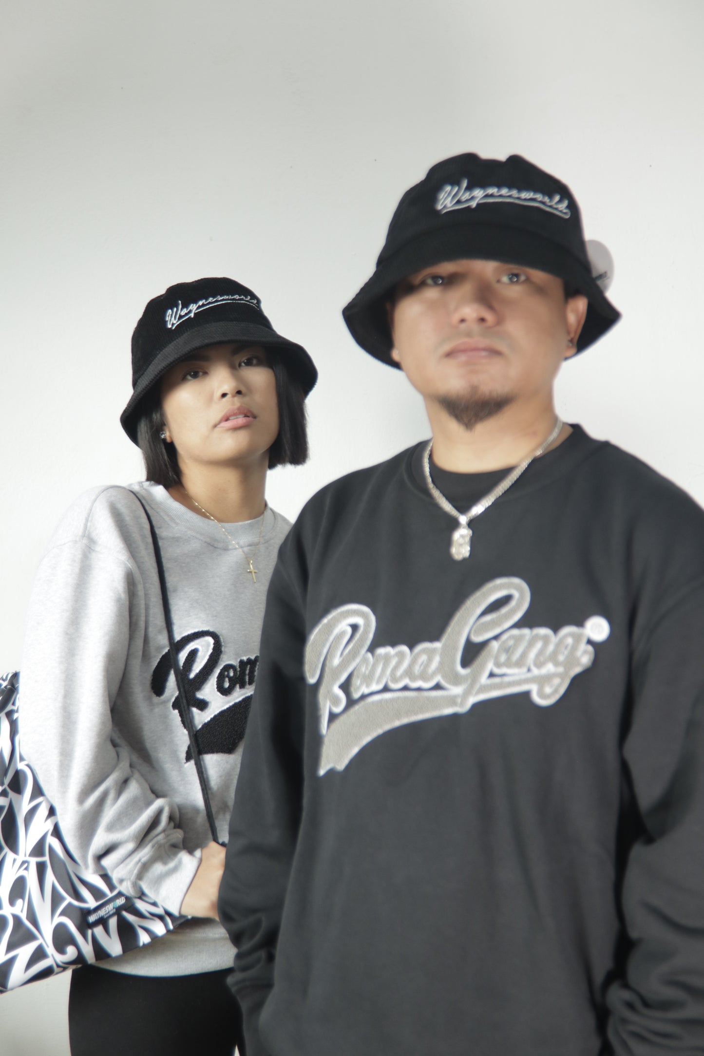 Black Corduroy Bucket Hat