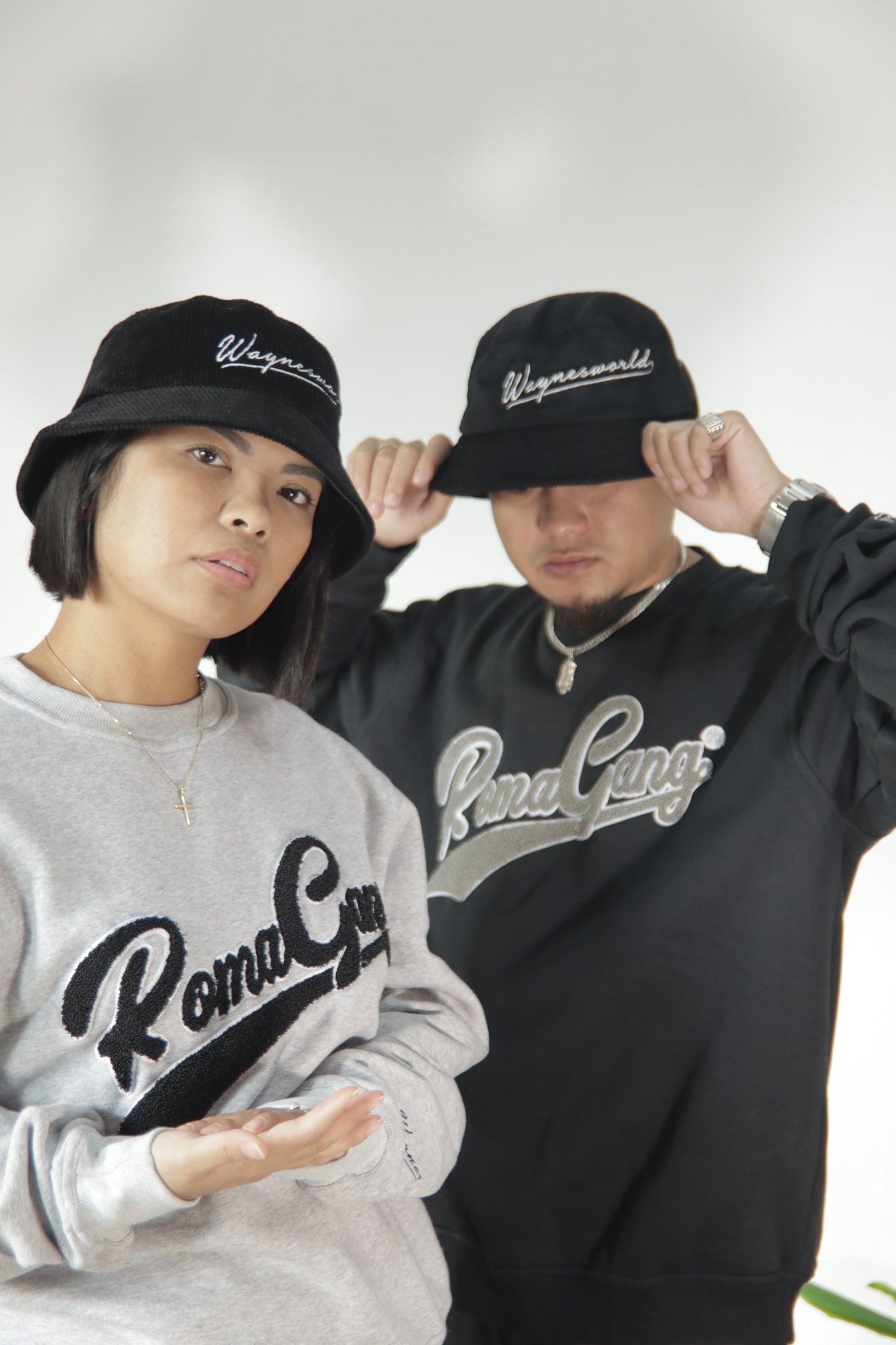 Black Corduroy Bucket Hat