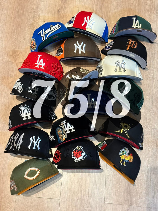 7 5/8 Fitted Caps